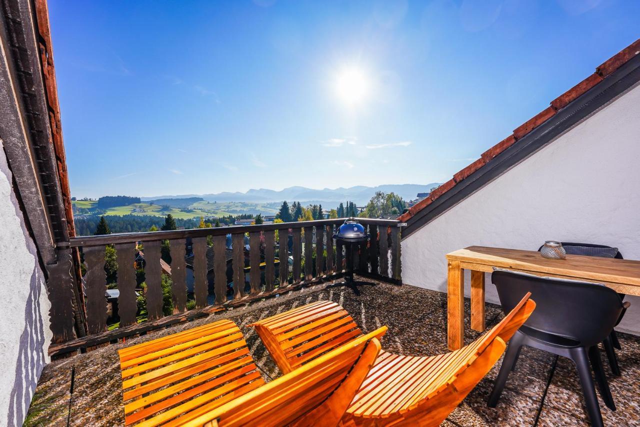 Allgaeu Chalet Mit Berg-Panorama Oberreute Exterior foto